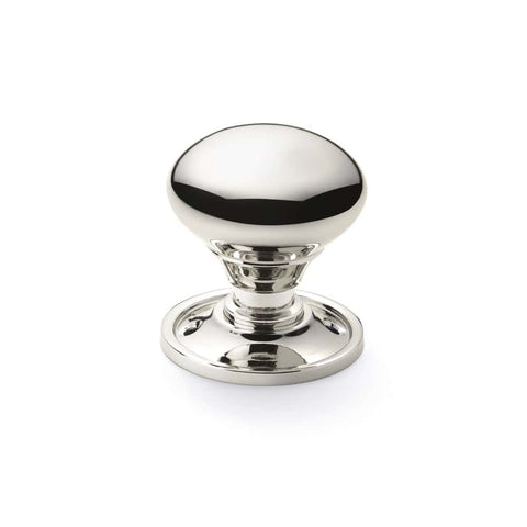 8 pairs of polished nickel mushroom cottage door knobs