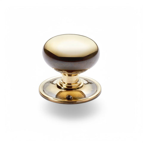 65mm Large Aged Solid Brass Cottage Rim Mortice Door Knobs Knob Pair Set New