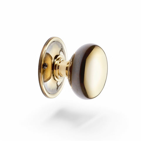65mm Large Aged Solid Brass Cottage Rim Mortice Door Knobs Knob Pair Set New