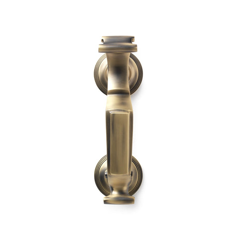 Matt Antique Brass Reeded Doctor Door Knocker