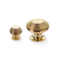 Thumbnail for Large Aged Brass Beehive Cupboard Knob
