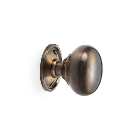 Antique Brass Cottage Door Knobs