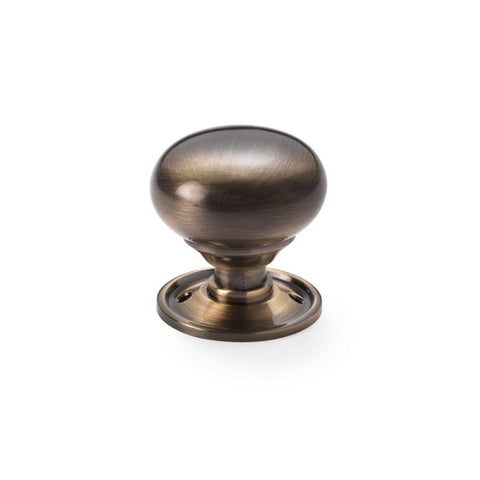 Antique Brass Cottage Door Knobs
