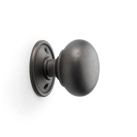 Antique Brass Flanged Rim Lock Matt Antique Cottage Door Knobs