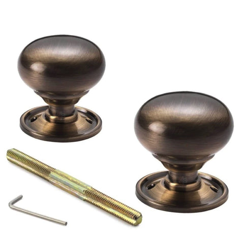 Antique Brass Rim Latch Lock Antique Brass Cottage Door Knobs
