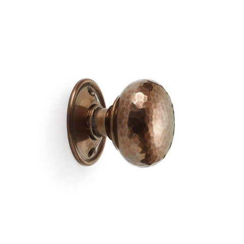 Antique Hammered Cottage Door Knobs