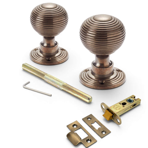 Antique Hollow Beehive Door Knobs