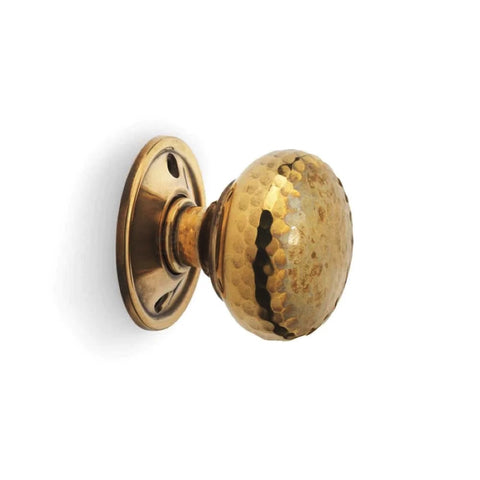 Black Brass Flanged Rim Lock Aged Brass Hammered Cottage Door Knobs