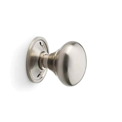 Black Brass Olde Victorian Rim Lock Satin Nickel Cottage Door Knobs