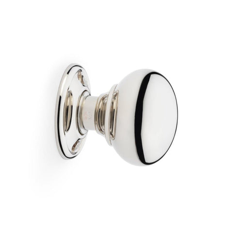 Black Brass Rim Latch Lock 40mm Polished Nickel Cottage Door Knobs