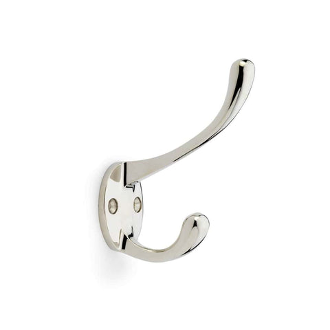 Polished Nickel Victorian Coat Hook