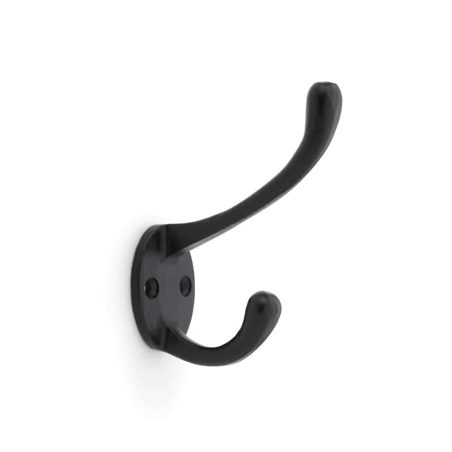 Powder Coated Black Victorian Coat Hook AB Hardware ABHardware
