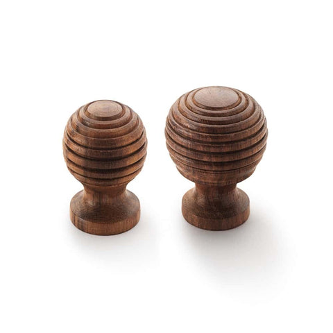 Large Rosewood Beehive Cupboard Knob