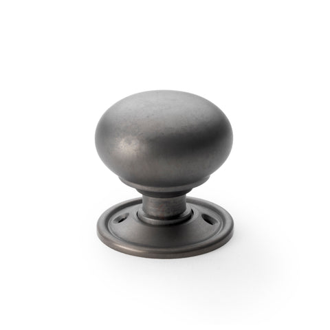 Large Victorian Gothic Rim Lock Matt Antique Cottage Door Knobs