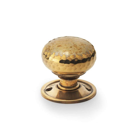 Pewter Cast Iron Davenport Rim Lock Aged Solid Brass Hammered Cottage Door Knobs