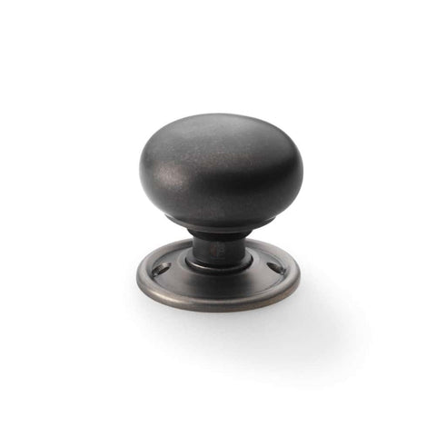 Pewter Cast Iron Davenport Rim Lock Pewter Cottage Door Knobs