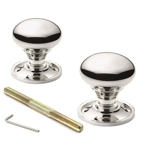 Pewter Cast Iron Davenport Rim Lock Polished Nickel Cottage Door Knobs