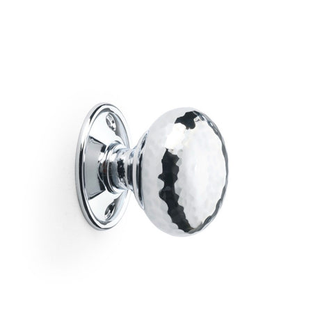 Pewter Cast Iron Regency Rim Lock Hammered Polished Chrome Cottage Door Knobs