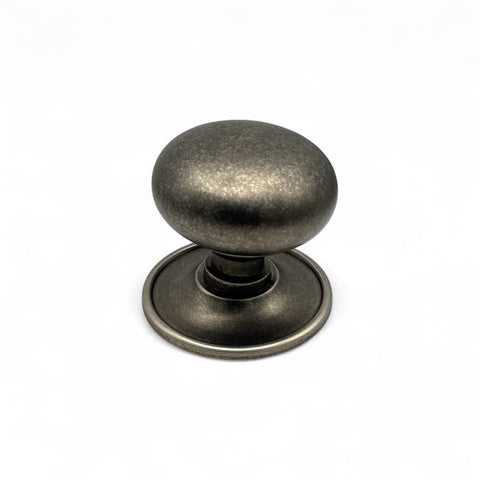 Pewter Plain Cottage Centre Door Knob