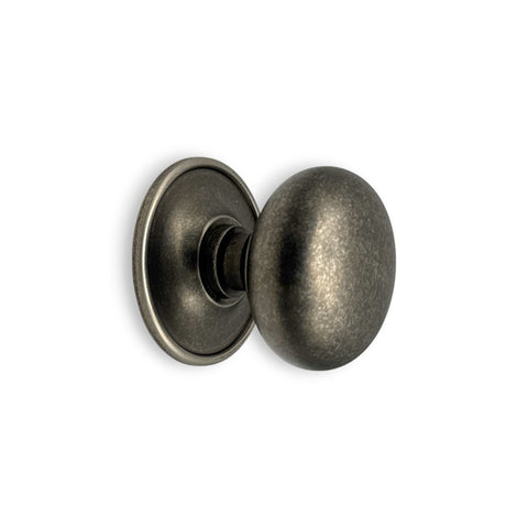 Pewter Plain Cottage Centre Door Knob