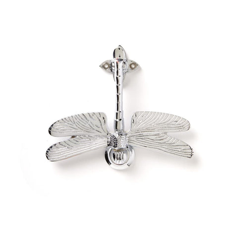 Polished Chrome Dragonfly Door Knocker