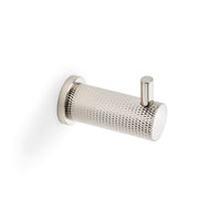 Thumbnail for Polished Nickel Knurled Coat Hook Made From Solid Brass