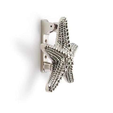 Polished Nickel Starfish Door Knocker