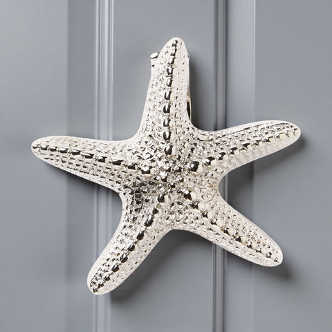 Polished Nickel Starfish Door Knocker