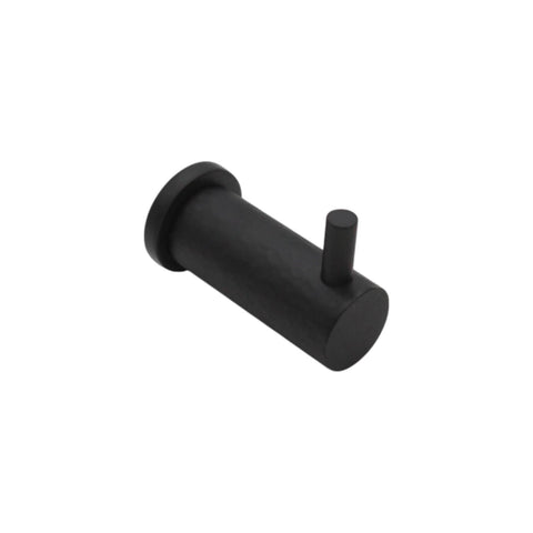Powder Coated Black Hammered Coat Hook - Pack Of 10