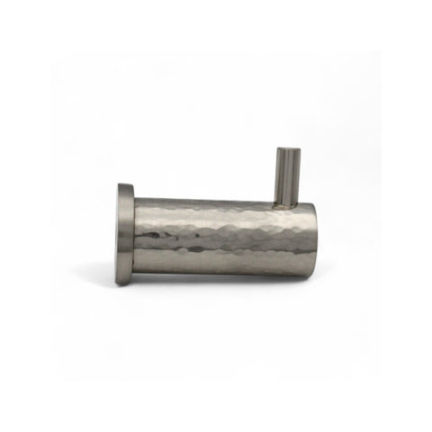 Satin Nickel Hammered Coat Hook