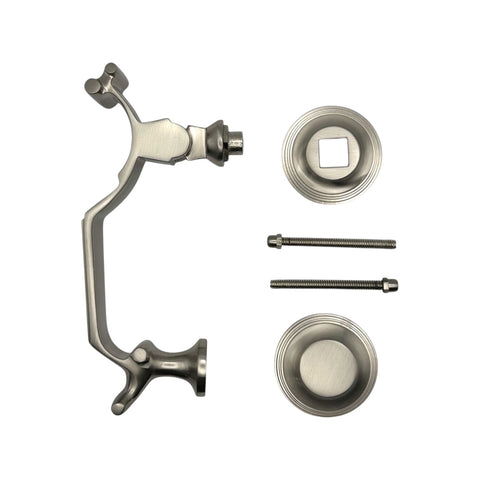 Satin Nickel Reeded Doctor Door Knocker