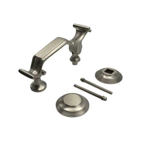 Satin Nickel Reeded Doctor Door Knocker