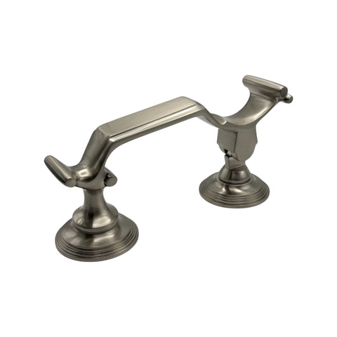 Satin Nickel Reeded Doctor Door Knocker