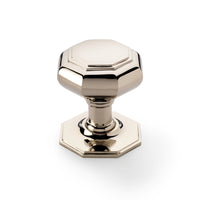 Thumbnail for Very Large Polished Nickel Octagonal Centre Door Knob
