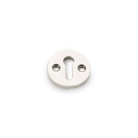 Solid Brass Round Escutcheon - Polished Nickel