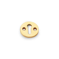 Thumbnail for Solid Brass Round Escutcheon - Polished Brass