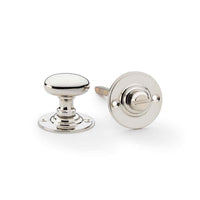 Thumbnail for Solid Brass Oval Thumb Turn - Polished Nickel