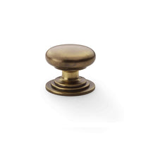 Thumbnail for Antique Brass Cupboard Knob On Rose