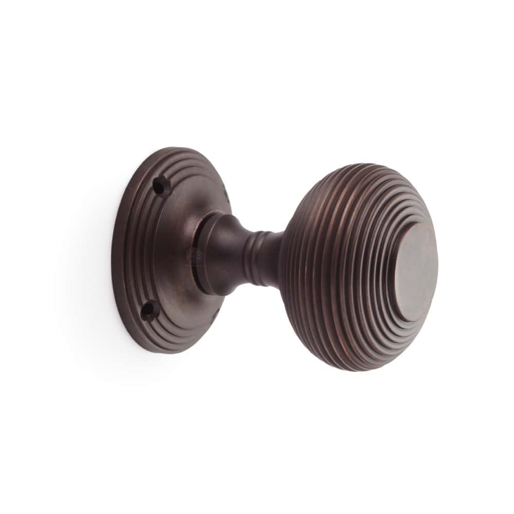 Aged Bronze Beehive Mortice Door Knob AB Hardwares ABHardware