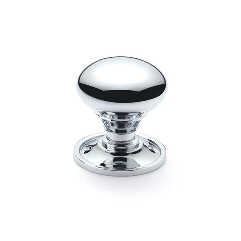 Polished Chrome Cottage Door Knobs