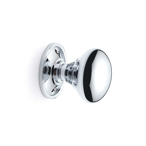 Polished Chrome Cottage Door Knobs