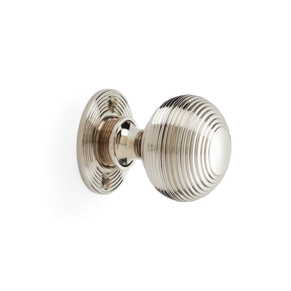 Polished Nickel Beehive Door Knob AB Hardwares ABHardware