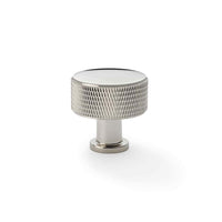 Thumbnail for Large Polished Nickel Knurled Cupboard Knob