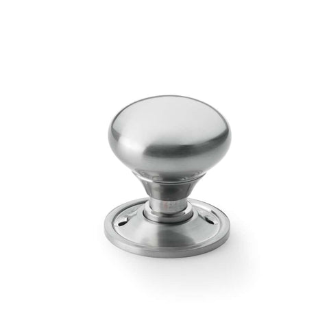 Satin Chrome Cottage Door Knob