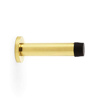 Thumbnail for Solid Brass Cylinder Door Stop - Polished Brass