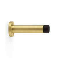 Thumbnail for Solid Brass Cylinder Door Stop - Satin Brass